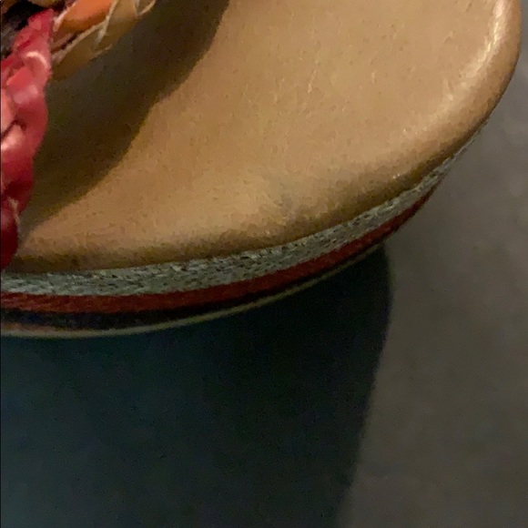 NWOT Madden Girl Multicolored Boho Wedges Sz 9.5 - Picture 6 of 8